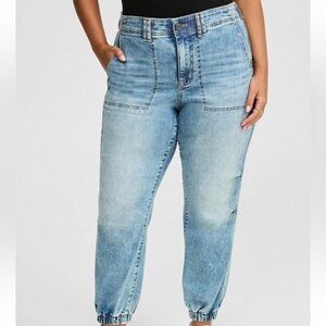 Torrid Jogger Super Stretch Mid-Rise Jeans